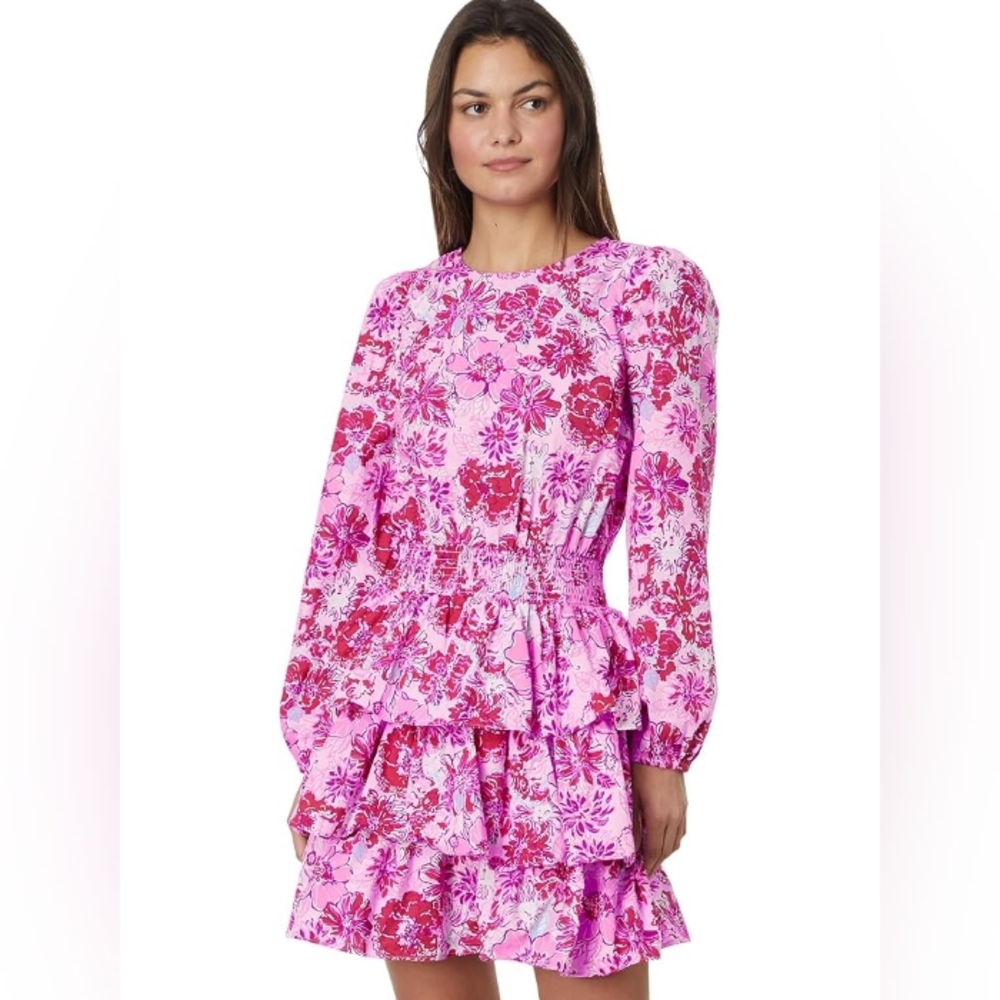 NWOT Lilly Pulitzer NWT Khloey Floral Cotton Dress